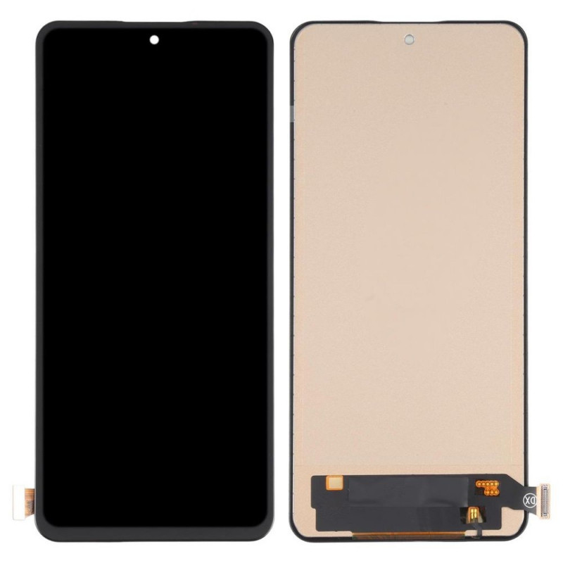 LCD With Touch Screen For Xiaomi Redmi K50 Pro - White Display Glass Combo Folder